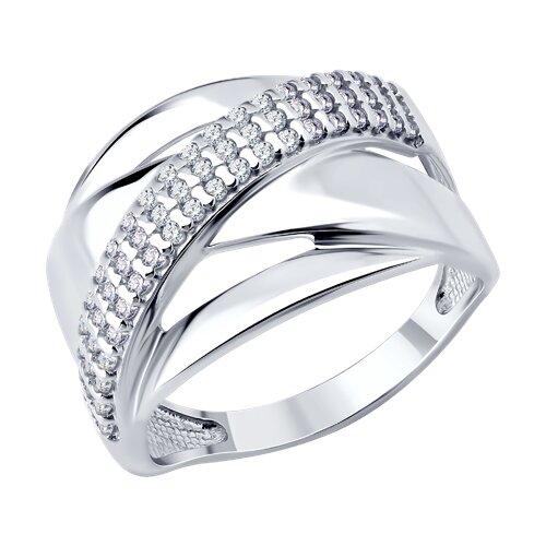 Кольцо SOKOLOV - Серебро 925, Фианит (арт. 94014850)