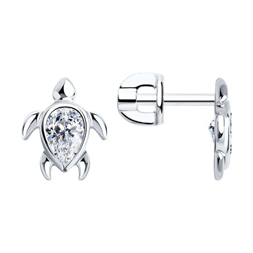 Серьги SOKOLOV - Серебро 925, Фианит (арт. 94025721)