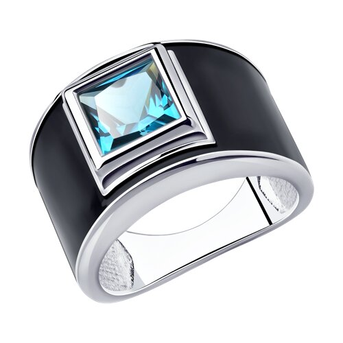 Кольцо SOKOLOV - Серебро 925, Синтетический ситалл , Эмаль (арт. 92011911)