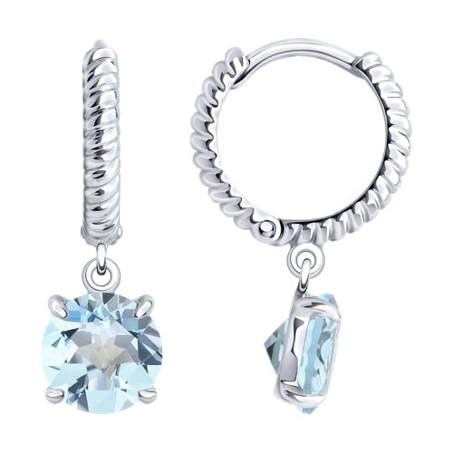 Серьги SOKOLOV - Серебро 925, Топаз (арт. 92022928)