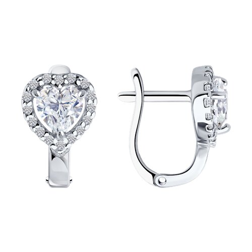 Серьги SOKOLOV - Серебро 925, Фианит (арт. 94026816)