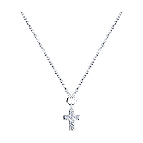 Колье SOKOLOV - Серебро 925, Фианит (арт. 94070562)