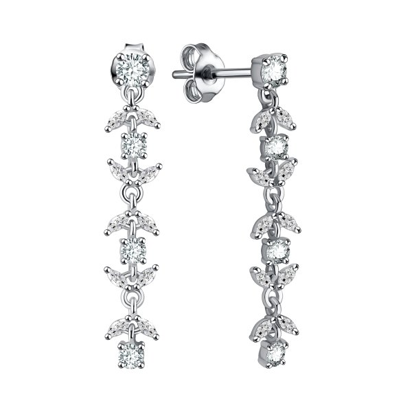 Серьги Talant - Серебро 925, Фианит (арт. 12-72-0001-15601)