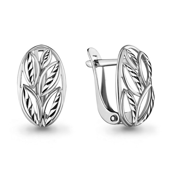 Серьги Аквамарин - Серебро 925 (арт. 33543.5)