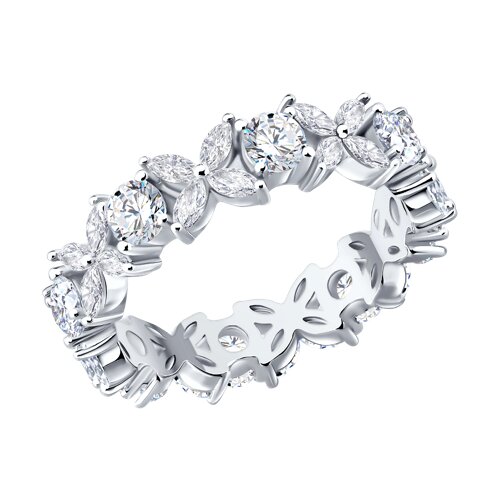 Кольцо SOKOLOV - Серебро 925, Фианит (арт. 94014123-91)