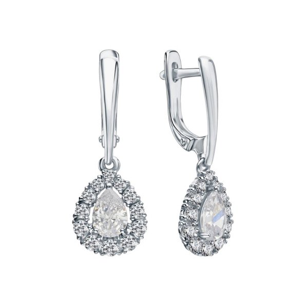 Серьги EFREMOV - Серебро 925, Фианит (арт. 12100111704-501)