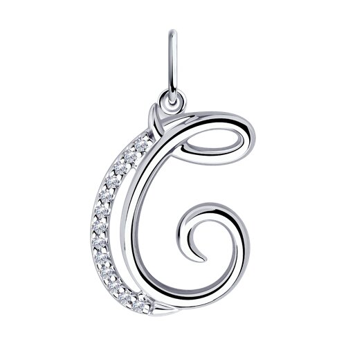 Подвеска Diamant - Серебро 925, Фианит (арт. 94-130-01379-1)