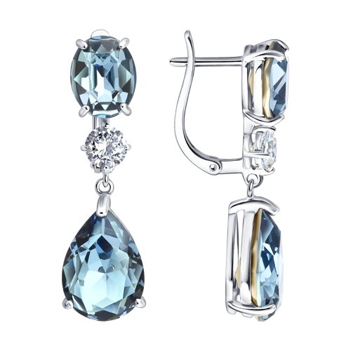 Серьги SOKOLOV - Серебро 925, Кристалл (арт. 94027571)