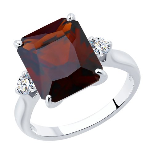 Кольцо SOKOLOV - Серебро 925, Синтетический ситалл , Фианит (арт. 92011270)