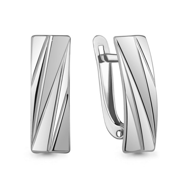 Серьги Аквамарин - Серебро 925 (арт. 34487.5)