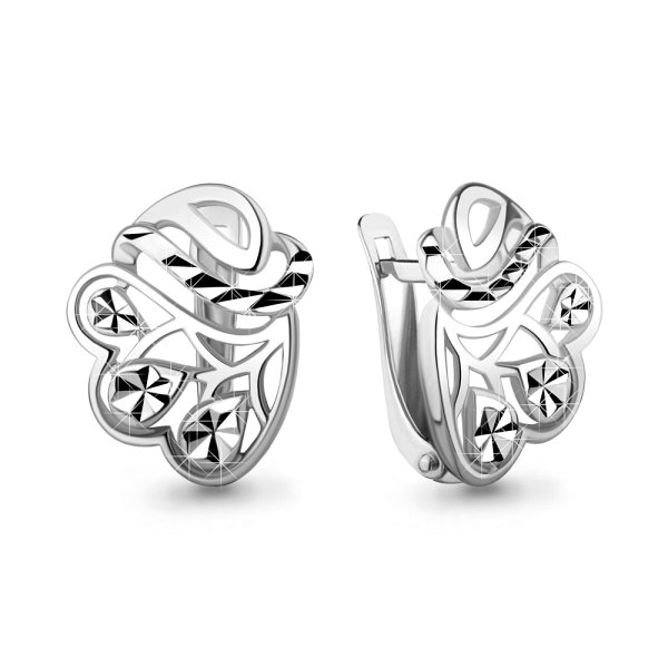 Серьги Аквамарин - Серебро 925 (арт. 34045.5)