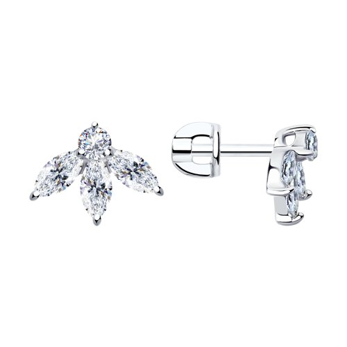 Серьги SOKOLOV - Серебро 925, Фианит (арт. 94024818)