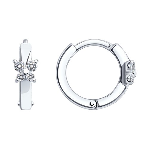 Серьги SOKOLOV - Серебро 925, Фианит (арт. 94025781)