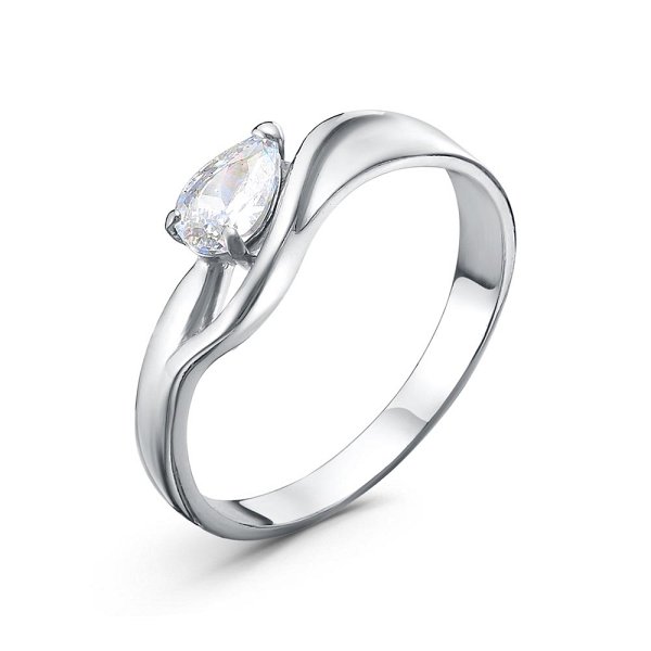 Кольцо Красная пресня - Серебро 925, Фианит (арт. 23813728Д)