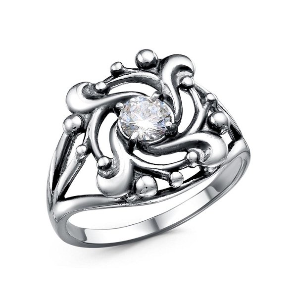 Кольцо Красная пресня - Серебро 925, Фианит (арт. 23815082)