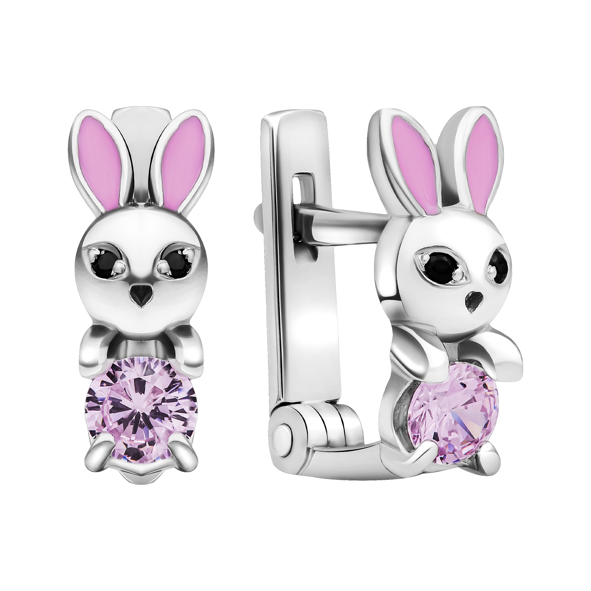 Серьги Talant - Серебро 925, Фианит, Эмаль (арт. 13-79-000M-27037)