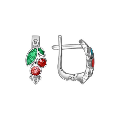 Серьги SOKOLOV - Серебро 925, Эмаль (арт. 94021190)