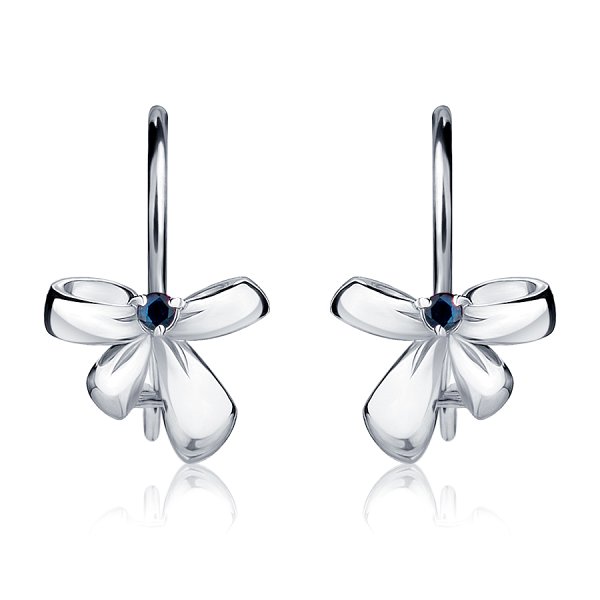 Серьги Platinum Lab. - Платина 950 (арт. ПС-029С-01)