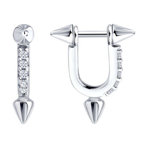 Серьги SOKOLOV - Серебро 925, Фианит (арт. 94027303)