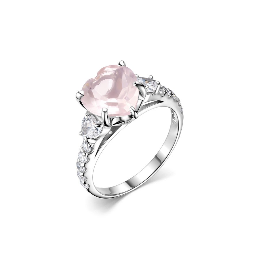 Кольцо Дар - Серебро 925, Кварц, Фианит (арт. К-5227рс421200)