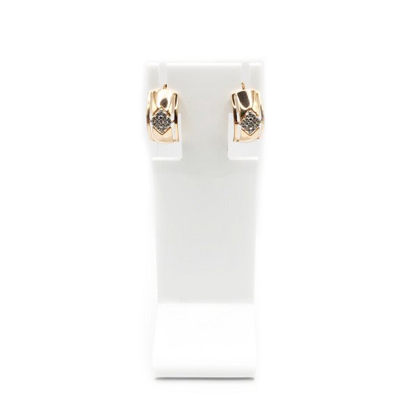 Серьги Аквамарин - Серебро 925, Фианит (арт. 46131А.6)