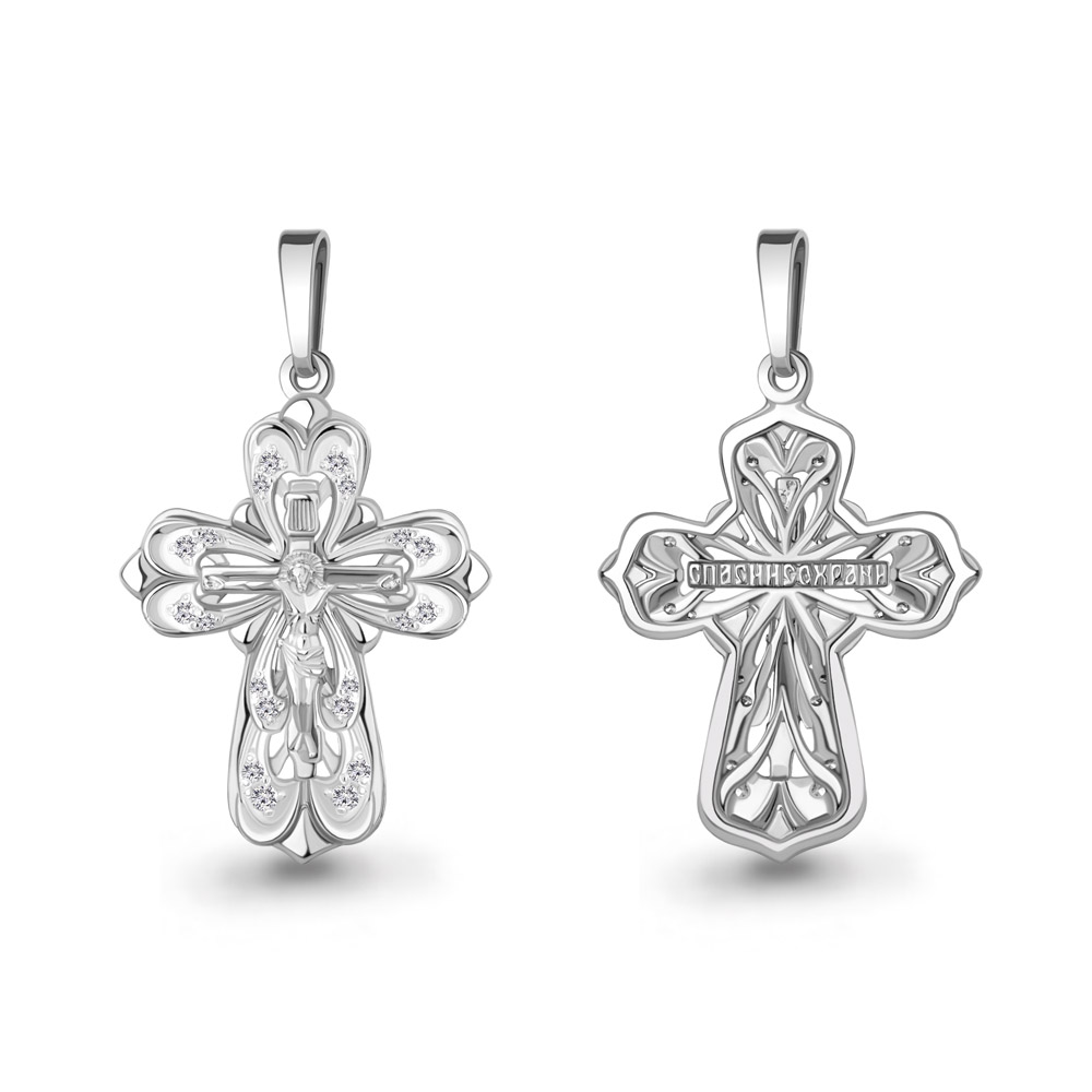 Подвеска Аквамарин - Серебро 925 (арт. 22063.5)