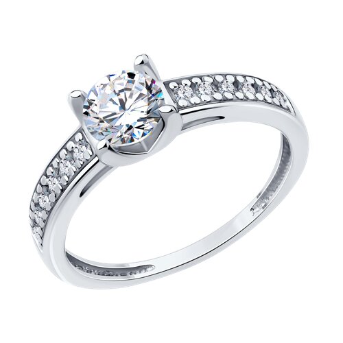 Кольцо SOKOLOV - Серебро 925, Фианит (арт. 94014186)