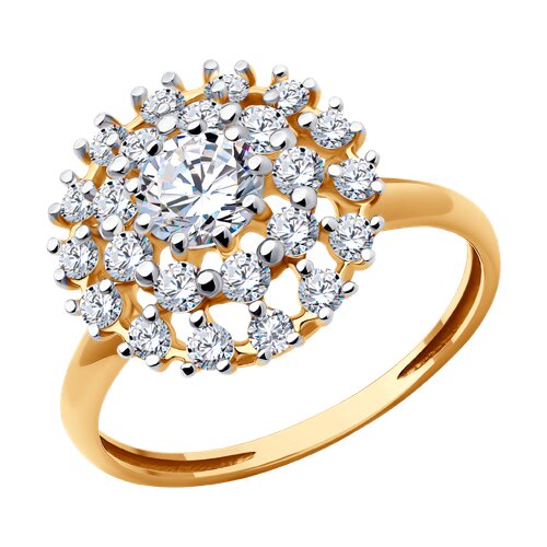 Кольцо Diamant - Золото 585, Фианит (арт. 51-110-02419-1)