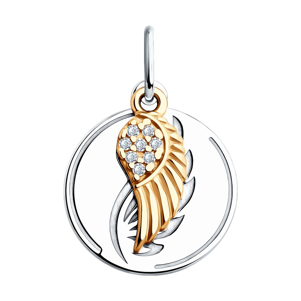 Подвеска Diamant - Серебро 925, Фианит (арт. 94-130-02106-2)