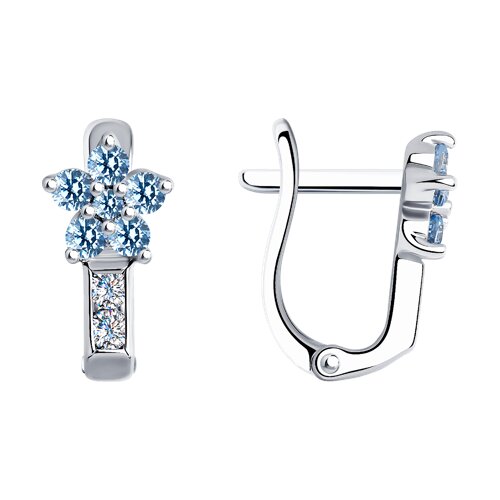 Серьги SOKOLOV - Серебро 925, Фианит (арт. 94026036)