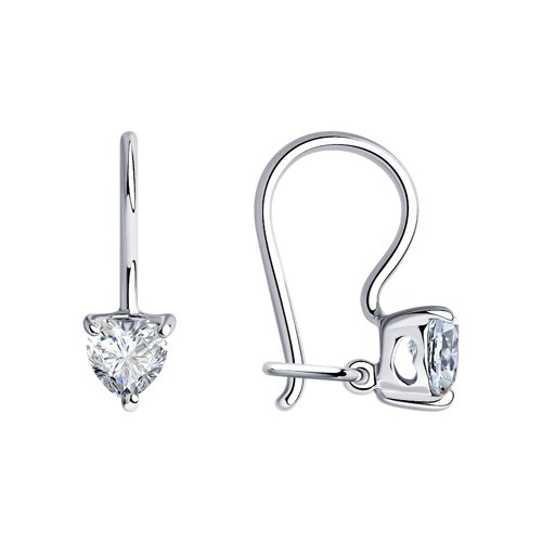 Серьги SOKOLOV - Серебро 925, Фианит (арт. 94020585)