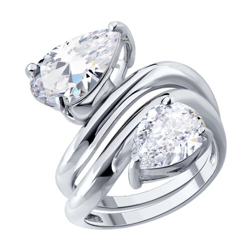 Кольцо SOKOLOV - Серебро 925, Фианит (арт. 94015000)