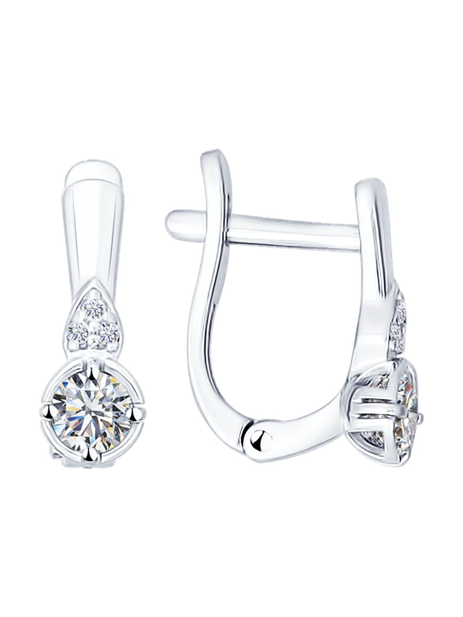 Серьги SOKOLOV - Серебро 925, Фианит (арт. 94025660)