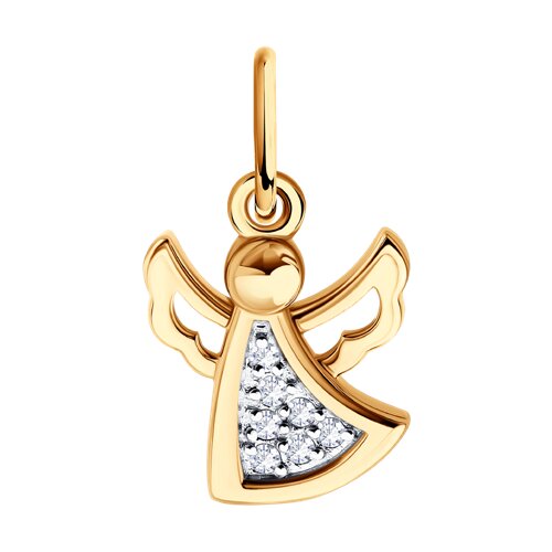 Подвеска Diamant - Золото 585, Фианит (арт. 51-130-00491-1)