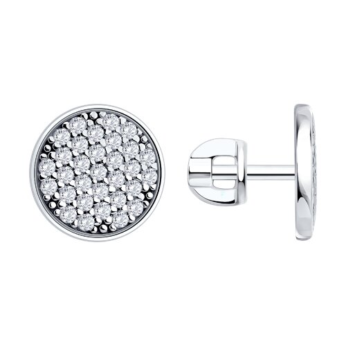 Серьги Diamant - Серебро 925, Фианит (арт. 94-122-00518-1)