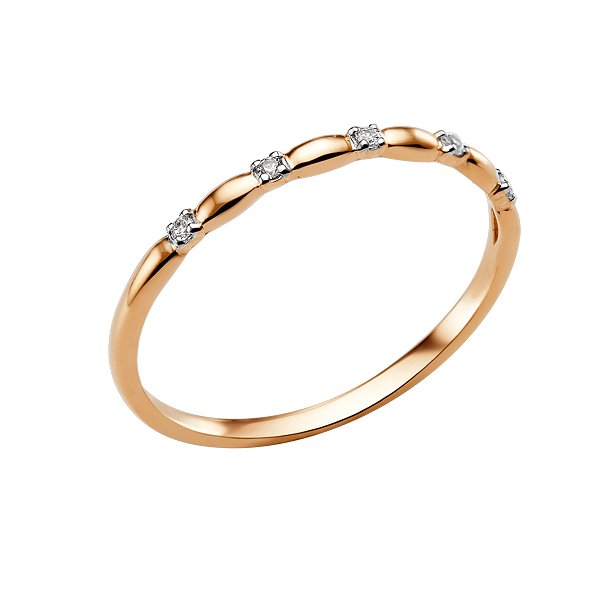 Кольцо ЮФ Династия - Золото 585, Фианит (арт. 006811-1102)