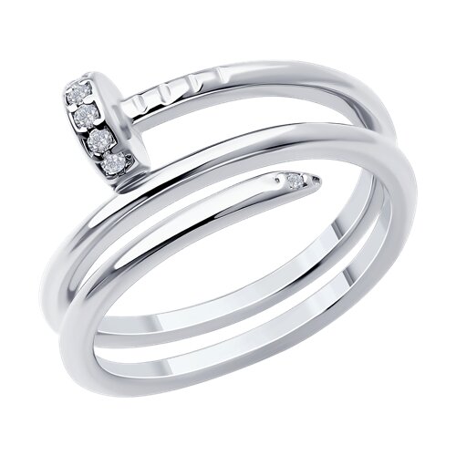 Кольцо Diamant - Серебро 925, Фианит (арт. 94-110-02016-1)