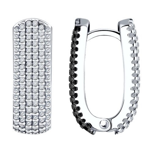 Серьги Diamant - Серебро 925, Фианит (арт. 94-120-01761-1)