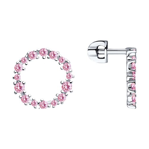 Серьги SOKOLOV - Серебро 925, Фианит (арт. 94023516)