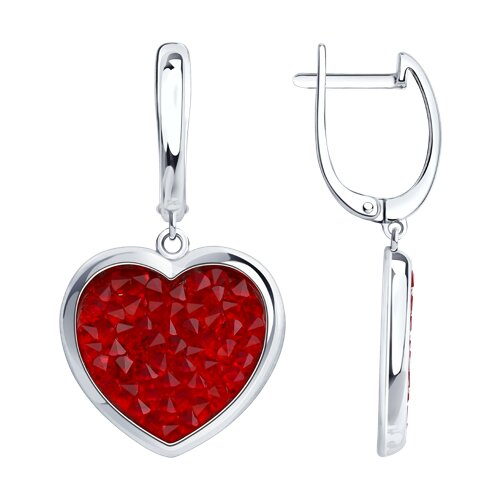 Серьги SOKOLOV - Серебро 925, Кристальная ткань (арт. 94027702)