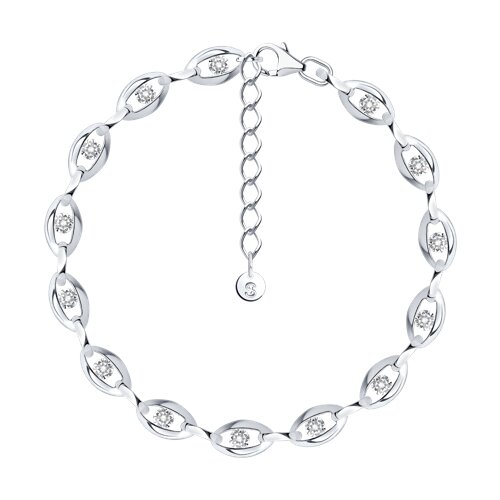 Браслет SOKOLOV - Серебро 925, Фианит (арт. 94051584)