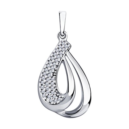 Подвеска Diamant - Серебро 925, Фианит (арт. 94-130-00691-1)