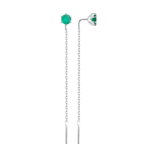 Серьги SOKOLOV - Серебро 925, Агат (арт. 92022464)