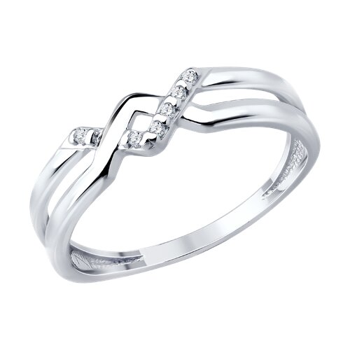 Кольцо SOKOLOV - Серебро 925, Фианит (арт. 94014838)