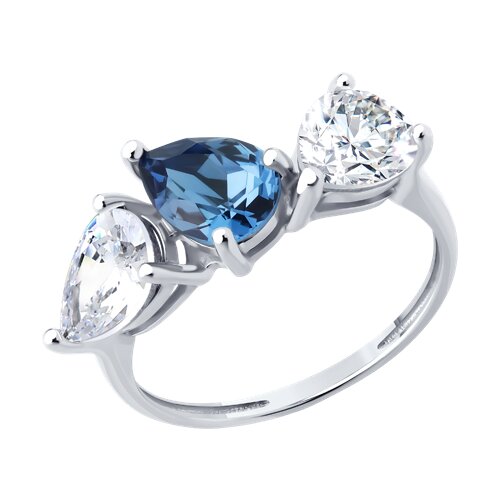 Кольцо Diamant - Серебро 925, Кристалл (арт. 94-110-00047-1)