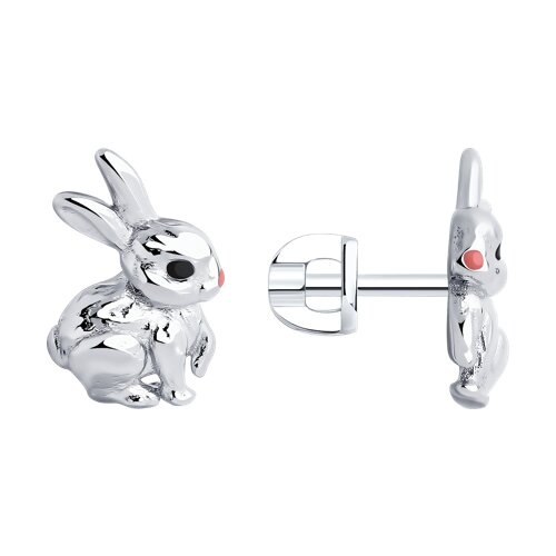 Серьги SOKOLOV - Серебро 925, Эмаль (арт. 94025918)