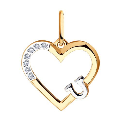 Подвеска SOKOLOV - Золото 375, Фианит (арт. 036181-4)