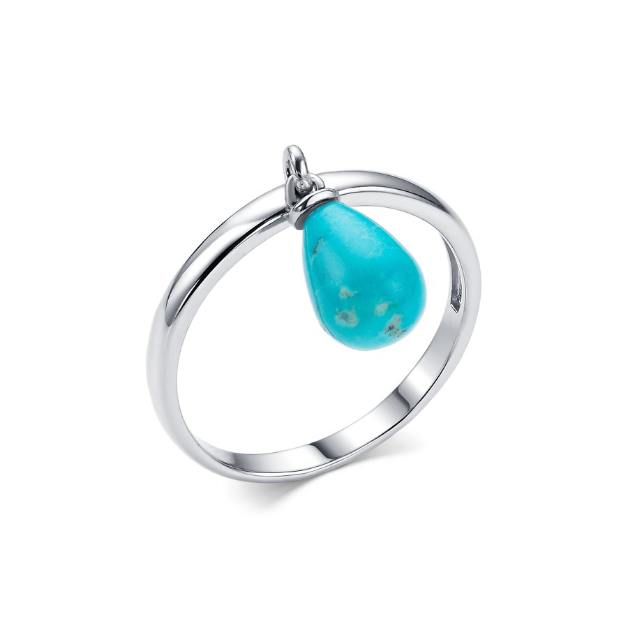Кольцо Дар - Серебро 925, Бирюза (арт. К-5019рг438)