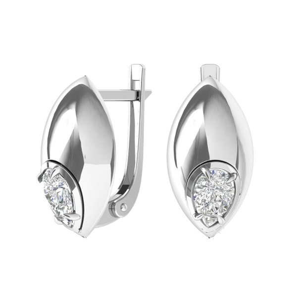 Серьги POKROVSKY - Серебро 925, Фианит (арт. 2101515-00775)