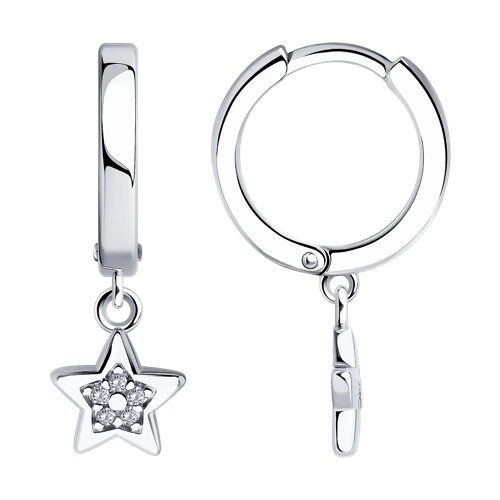 Серьги Diamant - Серебро 925, Фианит (арт. 94-121-02631-1)